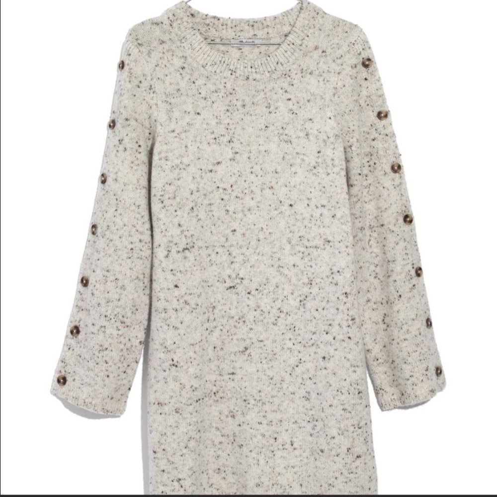 Madewell Sweater Dress - Donegal Snow